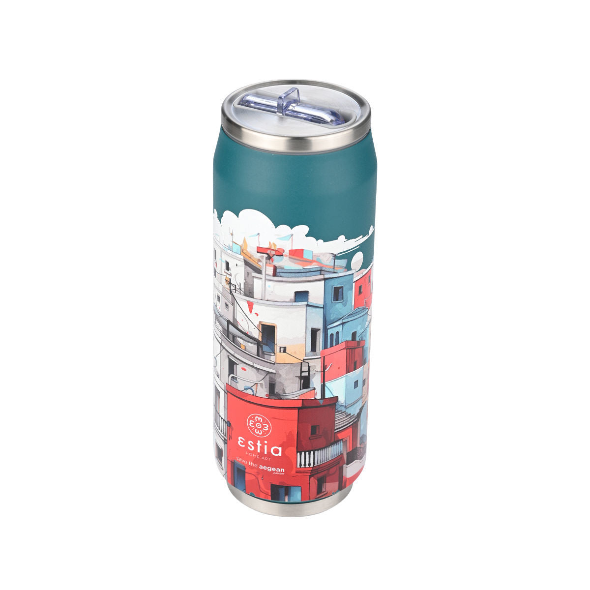 Gobelet isotherme de voyage THERMOS SAUVEZ LA MER ÉGÉE 500 ml - Îles Grecques