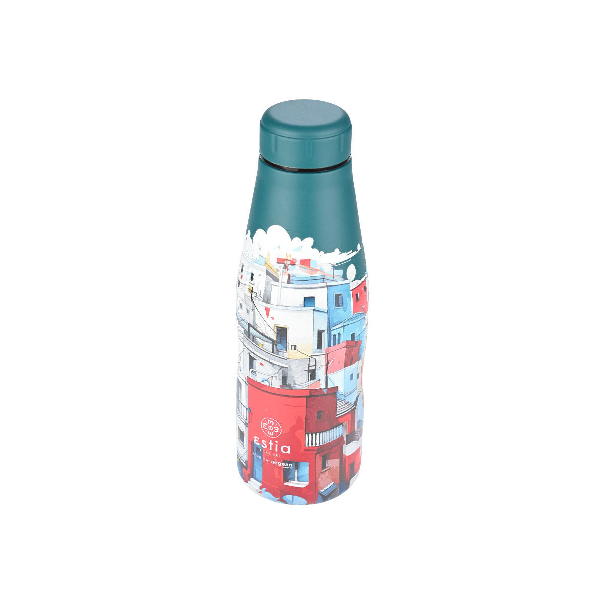 Bouteille isotherme de voyage THERMOS SAUVEZ LA MER ÉGÉE 500 ml - îles Grecques