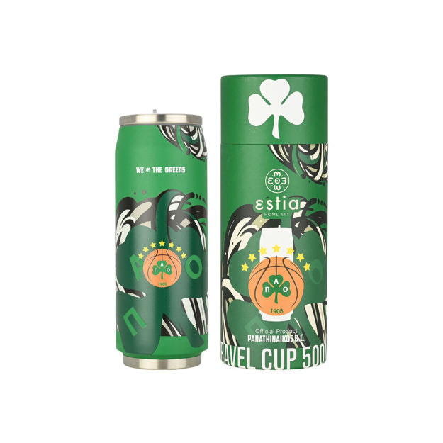 Gobelet isotherme de voyage PANATHINAIKOS BC EDITION WE THE GREENS 500 ml