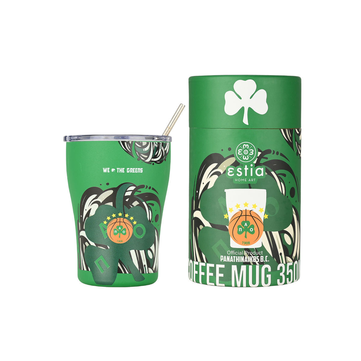 Mug à café Thermos Panathinaikos édition BC We The Greens 350 ml