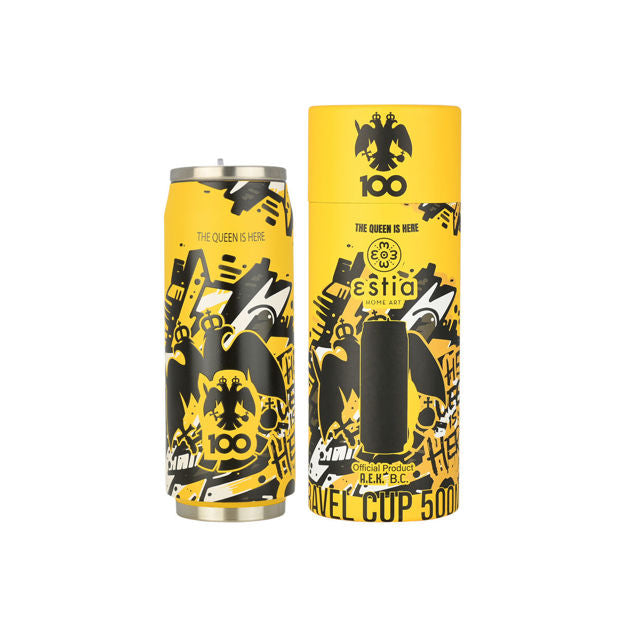 MUG ISOTHERME DE VOYAGE AEK BC Édition La Reine est là 500 ml