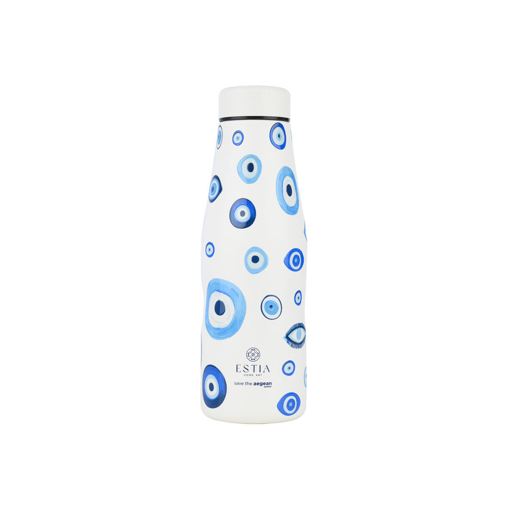 Gourde isotherme de voyage THERMOS « Sauvez la mer Égée » 500 ml Oeil Grec